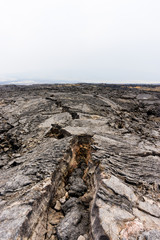 Lava shaped landscape on the Big Island of Hawaii