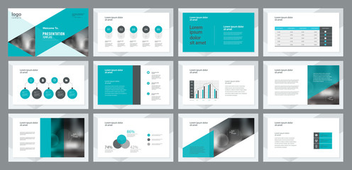 template presentation design and page layout design for brochure ,book , magazine,annual report and company profile , with info graphic elements design