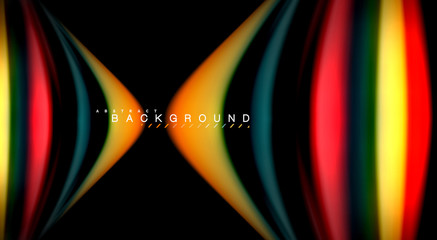 Blur color wave lines abstract background