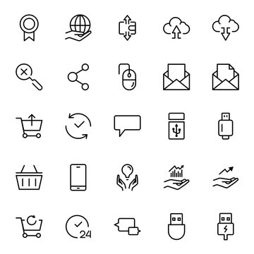 Seo marketing flat icon