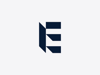 Letter E Alphabet Logo