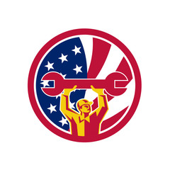 American Mechanic USA Jack Flag Icon