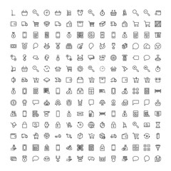 E-shopping flat icon