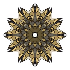 Vector mandala, Floral mandala. Oriental mandala. Vintage decorative elements. Vector illustration. It is super vector illustration.