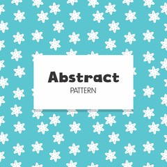 Abstract Background Star Flower Repeat