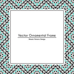 Vector Ornamental Decorative Frame