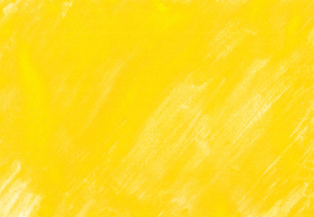 黄色の水彩絵の具塗った色斑テクスチャ