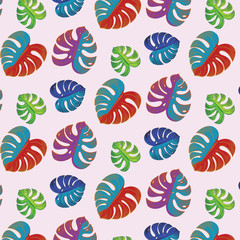 Green Monstera Leaves