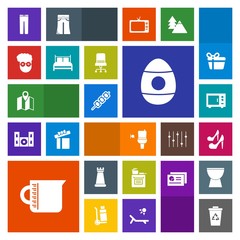 Modern, simple, colorful vector icon set with road, toilet, waste, wc, trash, high, map, kebab, female, liquid, easter, meat, piece, equipment, glass, food, clothing, clothes, kitchen, modern icons