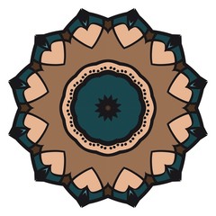 Vector mandala, Floral mandala. Oriental mandala. Vintage decorative elements. Vector illustration. It is super vector illustration.
