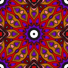 Decorative wallpaper for interior design. Modern geometric ornament. Seamless vector illustration