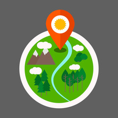 Eco tourism logo
