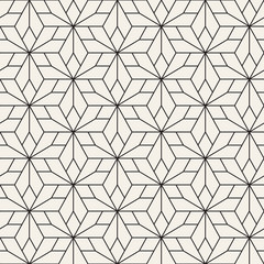 Vector seamless pattern. Modern stylish abstract texture. Repeating geometric tiles..