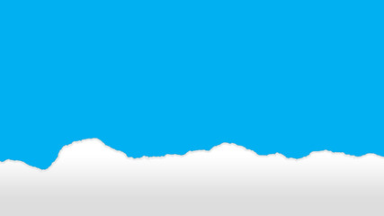 Obraz premium Blue ripped paper