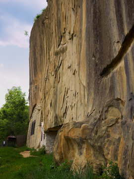 Corbii de Piatra (Stone Ravens) monastery in Arges county, Romania