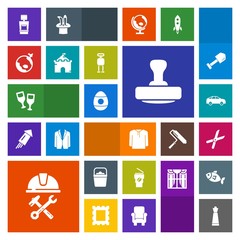 Modern, simple, colorful vector icon set with world, spring, cut, machine, pruning, wine, gardening, hot, glass, drink, easter, strategy, handle, stamp, red, piece, work, garden, coffee, holiday icons