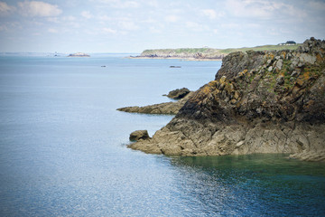 Fototapeta premium Littoral côte d'émeraude 