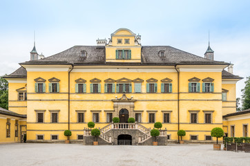 View at the Palace of Hellbrun in Salzburg - Austria