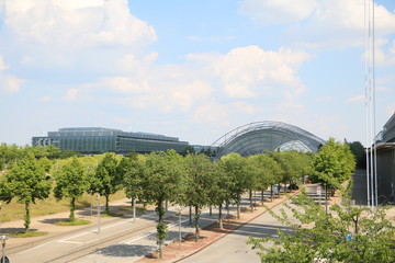 Obraz premium New exhibition center in Leipzig, Germany
