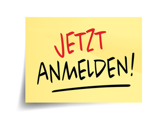 Jetzt anmelden