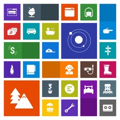 Modern, simple, colorful vector icon set with button, web, forest, home, tree, currency, usd, nature, way, hat, room, casette, beautiful, environment, file, music, kimono, system, leather, cap icons