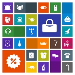 Modern, simple, colorful vector icon set with table, clothing, shirt, bed, soft, pillow, home, music, food, heart, white, launch, cardiology, audio, rocket, lollipop, medical, fashion, sign, new icons