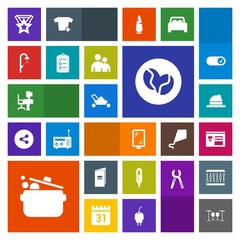 Modern, simple, colorful vector icon set with lawn, book, paper, business, work, brochure, desk, human, drum, grass, checklist, temperature, list, banner, hat, thermometer, bath, water, fashion icons