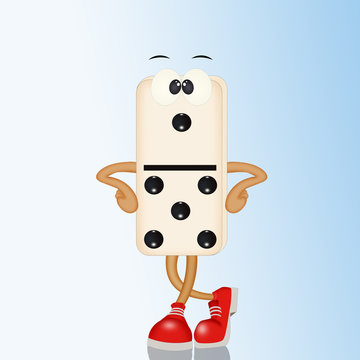 illustration of domino piece