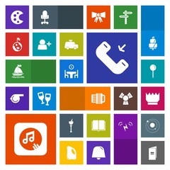 Modern, simple, colorful vector icon set with map, nature, call, art, board, literature, alcohol, music, library, ice, paper, luxury, dinner, planet, drink, pin, book, account, sign, phone, wine icons