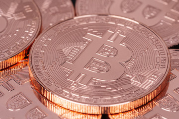 Cryptocurrency physical bronze bitcoin