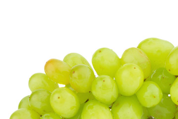 grape green isolated on white background