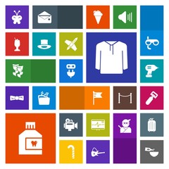 Modern, simple, colorful vector icon set with mouthwash, handle, beauty, potato, vegetable, kitchen, peeler, heart, health, flower, wine, video, industry, equipment, dental, nature, food, film icons