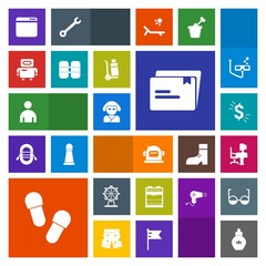 Modern, simple, colorful vector icon set with japan, park, wheel, fashion, web, bottle, office, currency, usd, beautiful, robot, science, internet, asian, browser, boy, futuristic, kitchen, desk icons