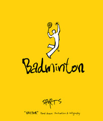 스포츠 포스터 / 손으로 그린 스포츠 그림