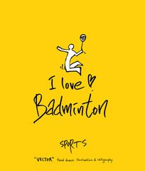 스포츠 포스터 / 손으로 그린 스포츠 그림