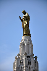 Statue of the Sacred Heart of Jesus in Bilbao