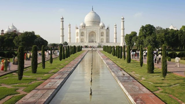 Taj Mahal, UNESCO World Heritage Site,  Agra, Uttar Pradesh state, India, Asia