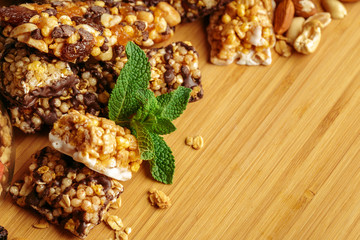 Healthy breakfast on the table