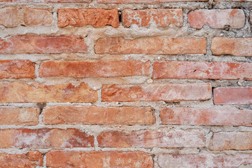 Red brick wall background