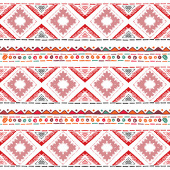 Seamless ethnic zigzag chevron pattern
