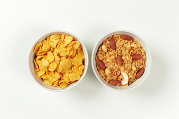 Healthy diet breakfast ingredients