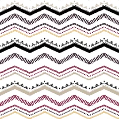  Naadloze etnische zigzag chevron patroon © Pictulandra