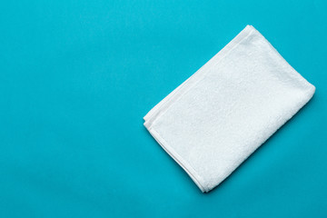 spa towels, top view