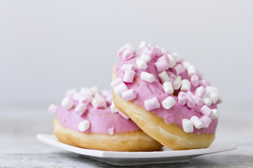 Pink donuts