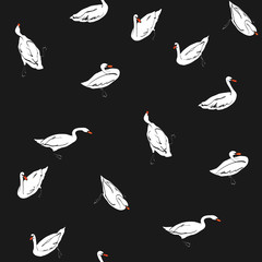 swans pattern