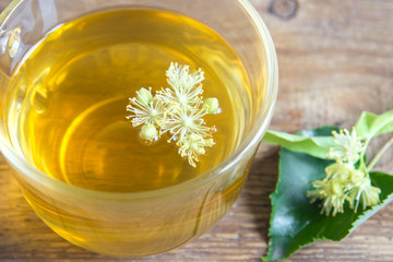 herbal linden tea