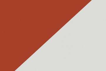 Two color paper with red and grey of the image. Background