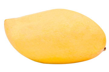 fresh ripe yellow mango macro close up isolated,Mango fruit