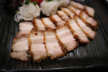 asian, asian food, asian style, Banh Hoi, belly, belly of pork, fried pork, grill, grilled, grilled pork, noodle, pork, roast, roasted, roasted pork, slice, sliced, sliced pork, vietnamese, vietnamese
