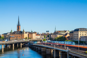 Fototapeta na wymiar Stockholm city centre